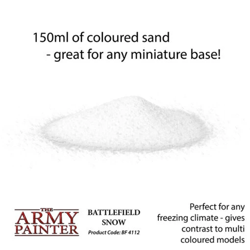 Basing: Snow (The Army Painter) -Bordspellen Winkel 910102690