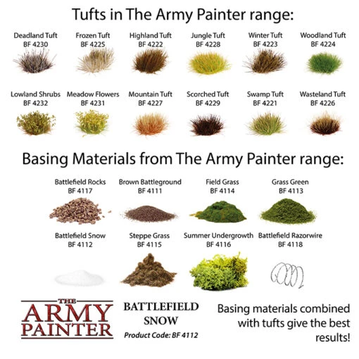 Basing: Snow (The Army Painter) -Bordspellen Winkel 910102715