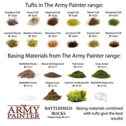 Basing: Battlefield Rocks (The Army Painter) -Bordspellen Winkel 910110650