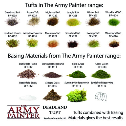 Battlefields: Deadland Tuft (The Army Painter) -Bordspellen Winkel 910125685
