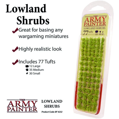 Battlefields: Lowland Shrubs (The Army Painter) -Bordspellen Winkel 910129625