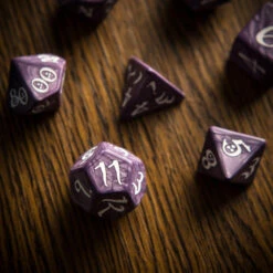 Dobbelstenen Classic RPG Dice Set Lavender/White (7 Stuks) -Bordspellen Winkel 951948600